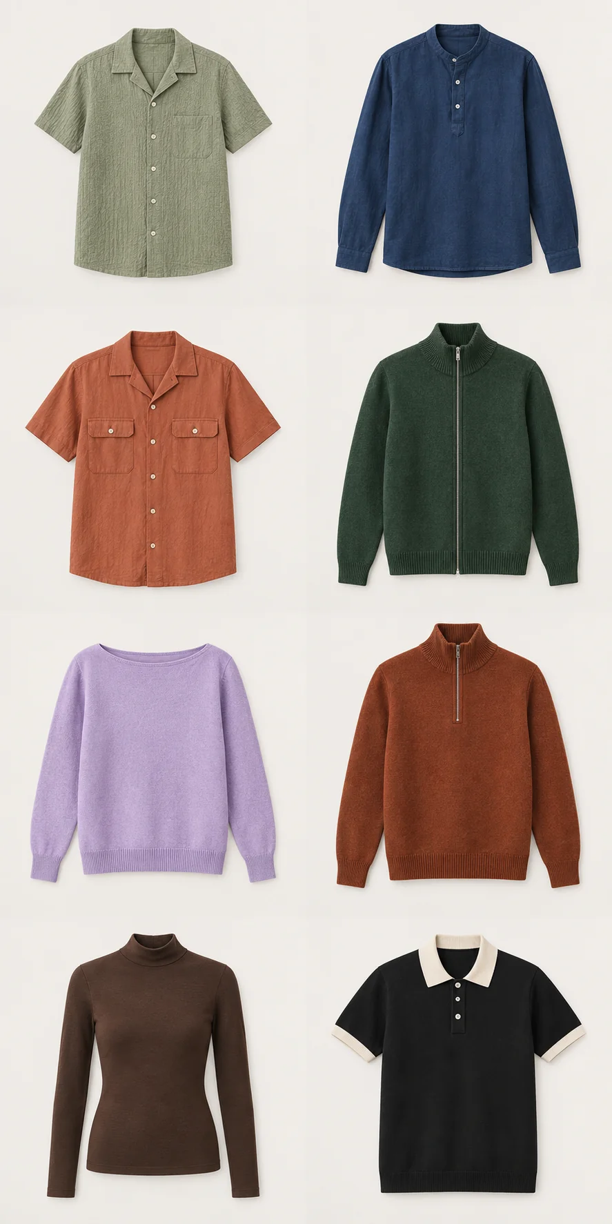 Illustrative image: Forest zip cardigan