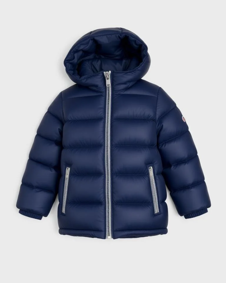Illustrative image: Kids’ navy quilted jacket