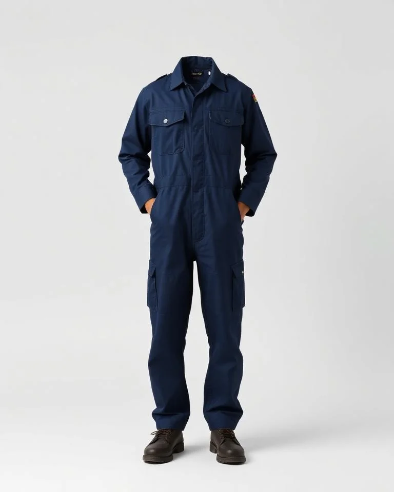 Illustrative image: Navy collared coverall