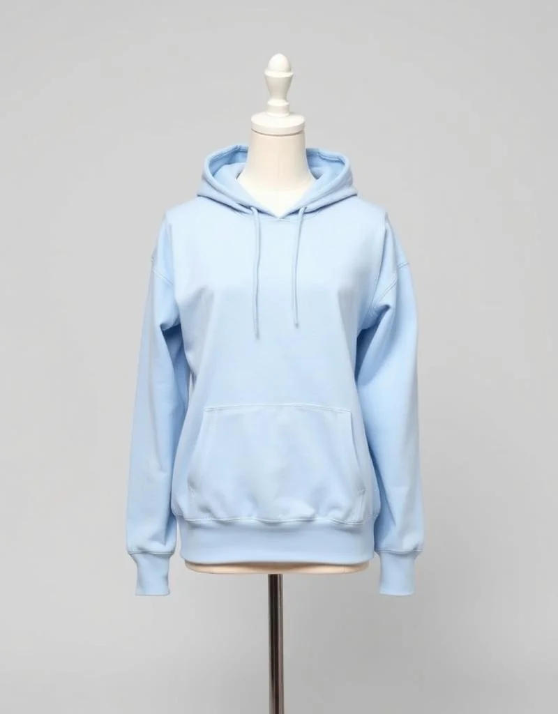 Illustrative image: Sky blue hoodie