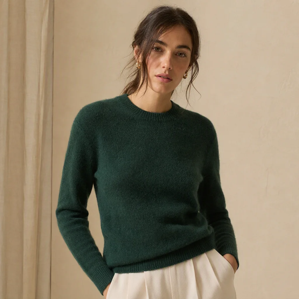 Illustrative image: Forest crew-neck jumper